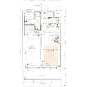 エステムプラザ京都聚楽第 雅邸の間取り図