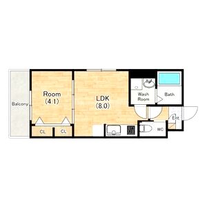 オルタンシアキューブの間取り図