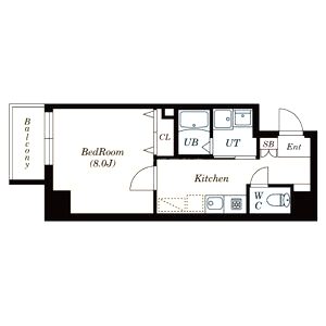 Rainbow Court阿倍野(レインボーコート阿倍野)の間取り図