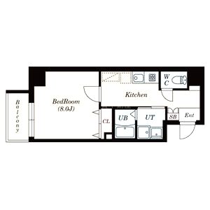 Rainbow Court阿倍野(レインボーコート阿倍野)の間取り図