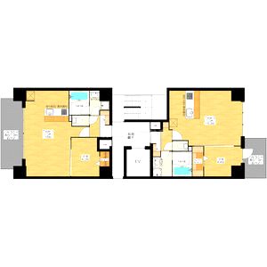 BRAVE徳井町の間取り図