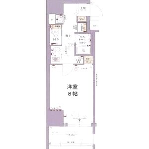 ミラージュパレス本町東レジデンスの間取り図