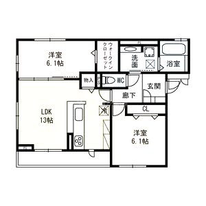 メゾン武&輝の間取り図