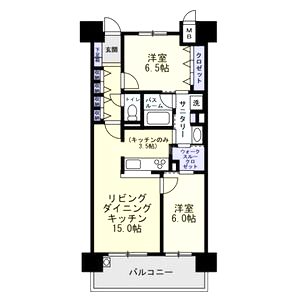 アルファスマート東姫路駅の間取り図