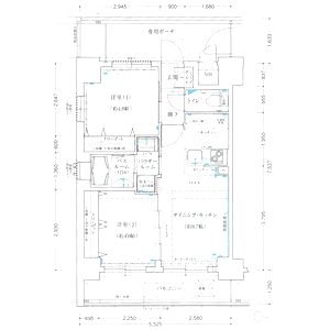 エステムコート難波サウスプレイスIIIラ・パークの間取り図