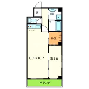 ピオニー久宝寺の間取り図