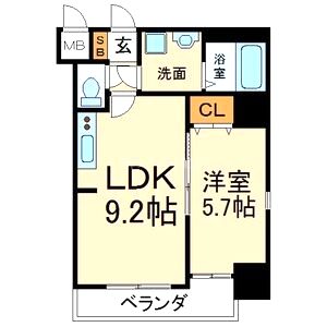 ラ・ミモーサの間取り図