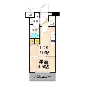 プレジオ西宮の間取り図