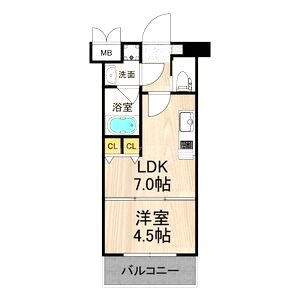 プレジオ西宮の間取り図