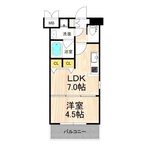 プレジオ西宮の間取り図