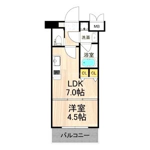 プレジオ西宮の間取り図