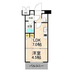 プレジオ西宮の間取り図