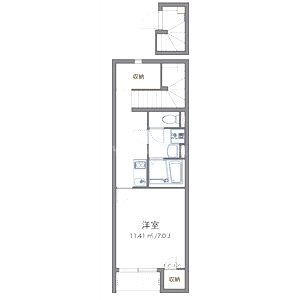 クレイノさつきの間取り図