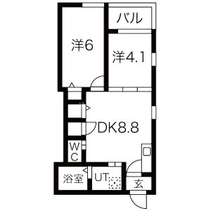 Muses花園本町の間取り図