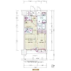 プレリス尼崎レーネヴィアの間取り図