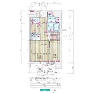 プレリス鶴見緑地グランガーデリアの間取り図