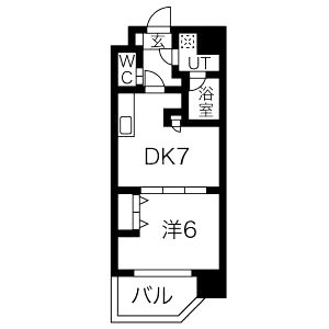 スプランディッド新大阪IIIの間取り図