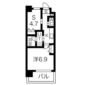 スプランディッド新大阪IIIの間取り図