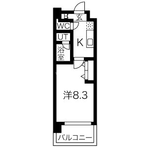 スプランディッド新大阪IIIの間取り図