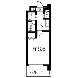 スプランディッド新大阪IIIの間取り図