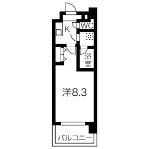 スプランディッド新大阪IIIの間取り図