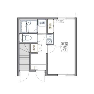 レオネクスト三宮の間取り図