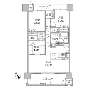 レ・ジェイド高槻古曽部の間取り図