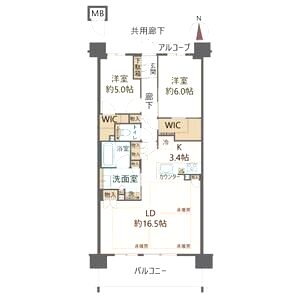 ジオ阪急総持寺の間取り図