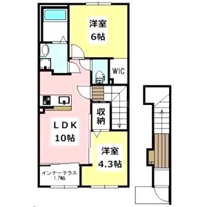 モンテ・アパの間取り図