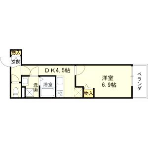 クレアール塚口Iの間取り図