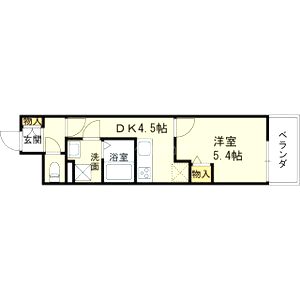 クレアール塚口Iの間取り図