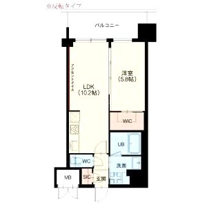 グランカーサ新大阪SOUTHの間取り図