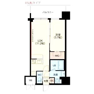 グランカーサ新大阪SOUTHの間取り図