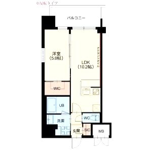 グランカーサ新大阪SOUTHの間取り図