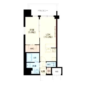グランカーサ新大阪SOUTHの間取り図