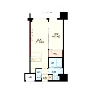 グランカーサ新大阪SOUTHの間取り図