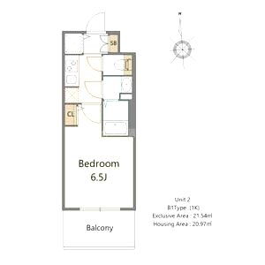 S-RESIDENCE高井田beletaの間取り図