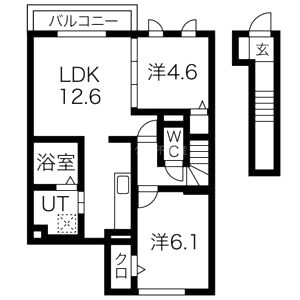 カーサフェリーチェIIの間取り図