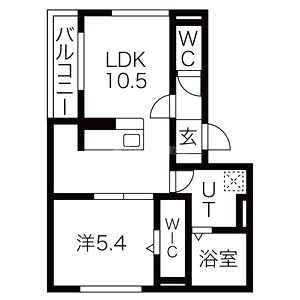 LES ENS FAMIIAUX Mの間取り図