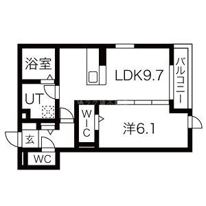 LES ENS FAMIIAUX Mの間取り図