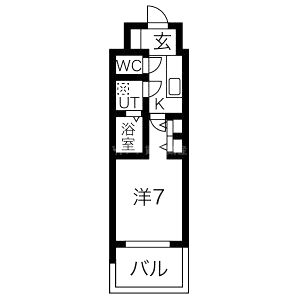 スプランディッド神戸北野の間取り図