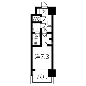 スプランディッド神戸北野の間取り図