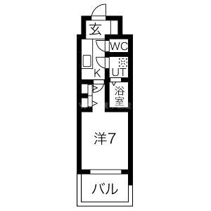 スプランディッド神戸北野の間取り図