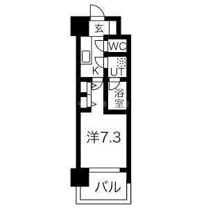 スプランディッド神戸北野の間取り図