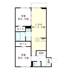 Casa Admirableの間取り図