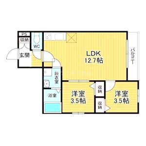 Tio瓢箪山の間取り図