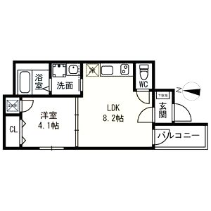 FDS吹田I番館の間取り図