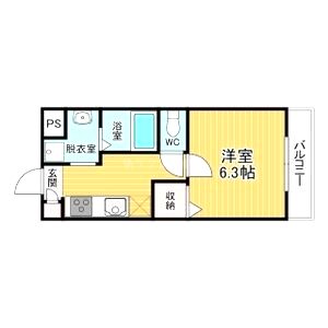 千葉・住吉の間取り図