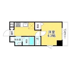 千葉・住吉の間取り図
