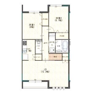 フェリオ勝原の間取り図